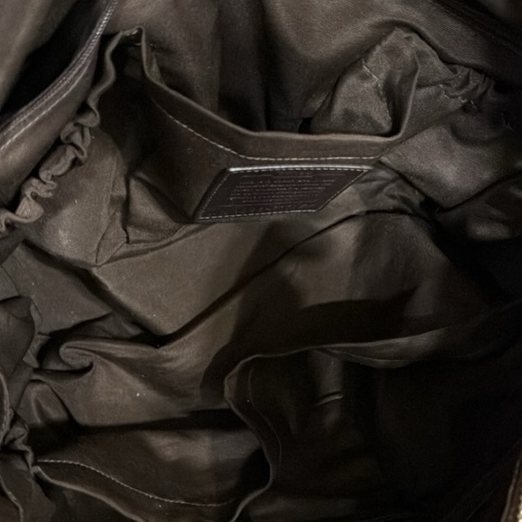 Coach Signature XL Travel Bag Laptop Bag Diaper Bag with crossbody strap - Picture 12 of 17